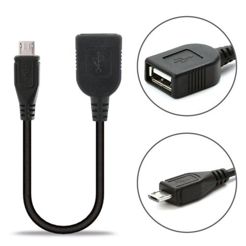 Câble USB OTG pour bq Aquaris V, V Plus, U2, U2 Lite, X5, X5 Plus, X5 Cyanogen, E5 HD, E5 FHD, E6, E4.5, A4.5, U, U Plus - Adaptateur OTG