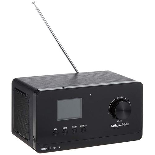 Krà¿ger&Matz KM0816 Radio Internet avec Station météo, Alarme, RDS, Bluetooth FM/Dab+, Internet Noir