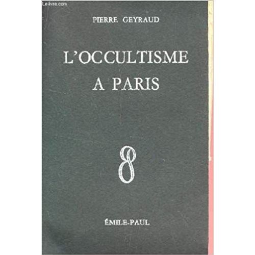 L'occultisme À Paris