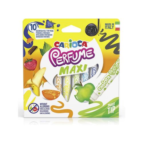 Marqueur Parfumé Maxi 10 Couleurs Carioca 42989