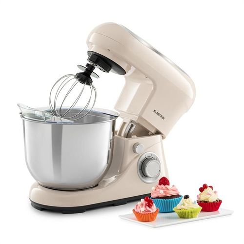 Klarstein Bella Pico 2G Robot de cuisine 5 litres 6 vitesses 1200W - crème