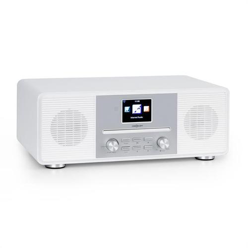 oneConcept Streamo Radio Internet lecteur CD Bluetooth DAB+ FM - Blanche