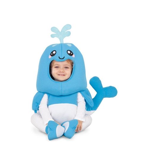 Déguisement De Baleine Bleu Pour Bébé (Taille 0-6m)