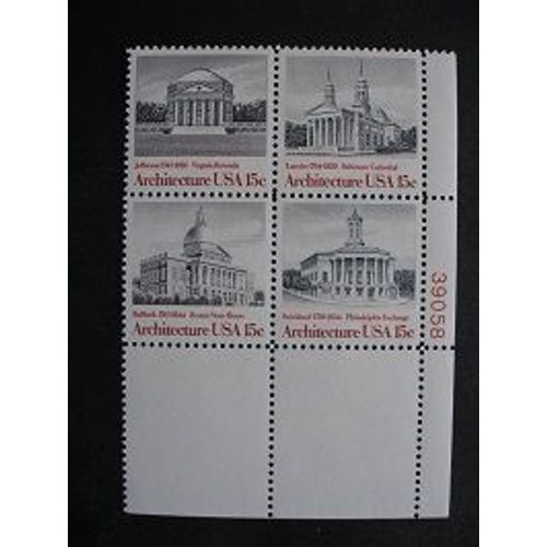 Usa 1979 - Architecture Américaine - Mnh**