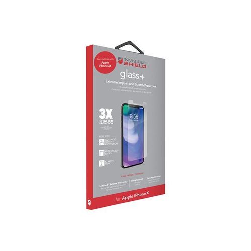 Zagg Invisibleshield Glass+ - Protection D'écran Pour Téléphone Portable - Verre - Limpide - Pour Apple Iphone X, Xs