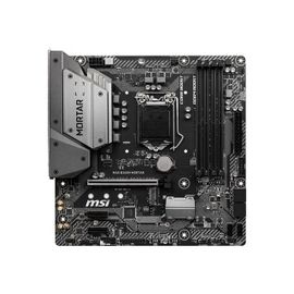 MSI MAG B365M MORTAR - Carte-mère - micro ATX - LGA1151 Socket - B365 Chipset - USB 3.1 Gen 1, USB-C Gen1 - Gigabit LAN - carte graphique embarquée (unité centrale requise) - audio HD (8 canaux)