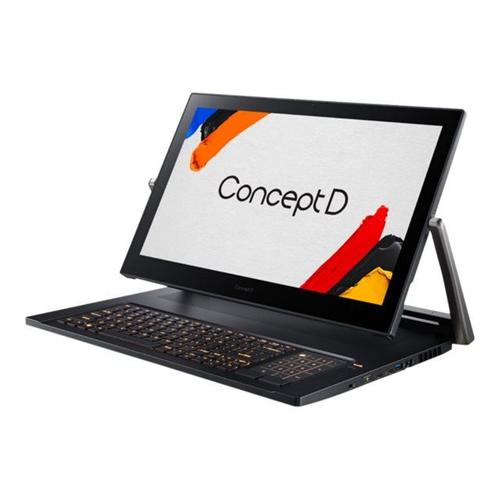 Acer ConceptD 9 CN917-71-97Y5 - Conception inclinable sur charnières - Core i9 9980HK / 2.4 GHz - Win 10 Pro 64 bits - 32 Go RAM - 1.024 To (2x) SSD - 17.3" IPS écran tactile 3840 x 2160 (Ultra...