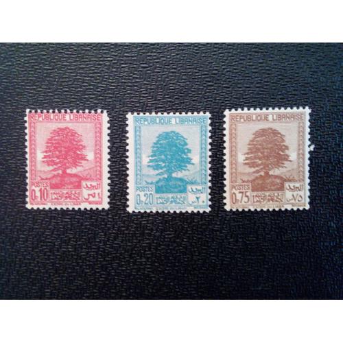 Timbre Liban Yt 150 - 167 - 169 Symboles De Pays 1937 / 1940 ( 051012 )