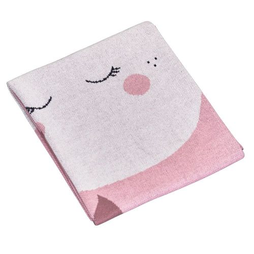 Couverture Maille Bébé Miss Fleur De Lune - Sauthon Baby Deco