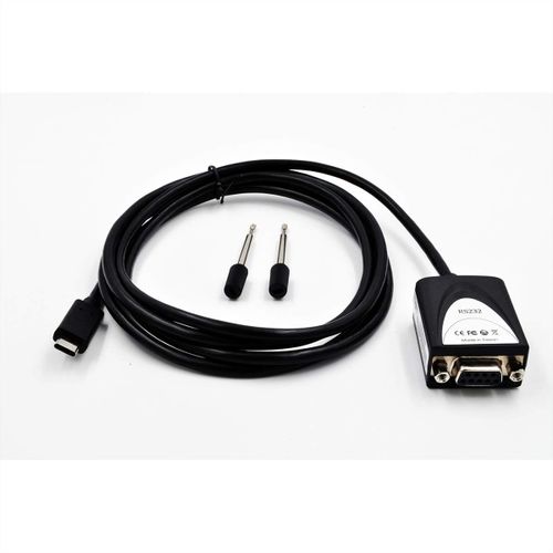EXSYS EX-2311-2F Câble USB 2.0 C vers 1x Seriell RS-232 1.8 m avec 9 Broches LED Affichage Noir