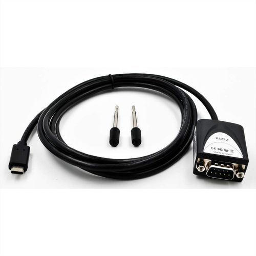 EXSYS EX-2311-2 Câble USB 2.0 C vers 1x Seriell RS-232 1.8 m avec fiche 9 Broches LED Noir