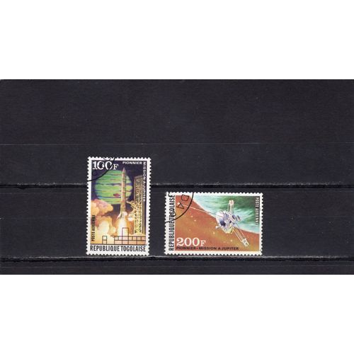 Timbres De Poste Aérienne Du Togo (Mission « Pionnier » À Jupiter)