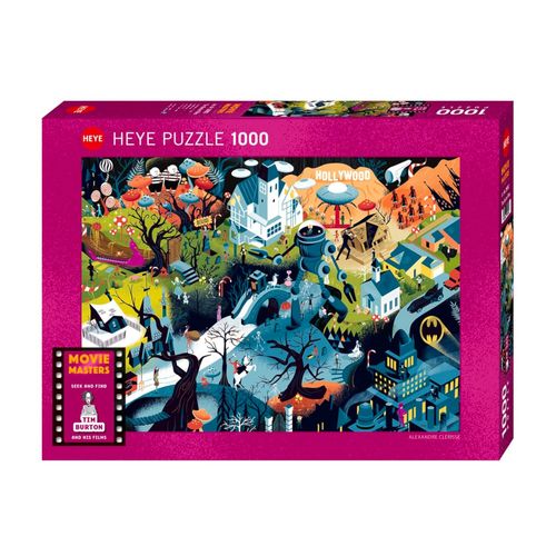 Puzzle 1000 Pièces Alexandre Clérisse - Tim Burton Films