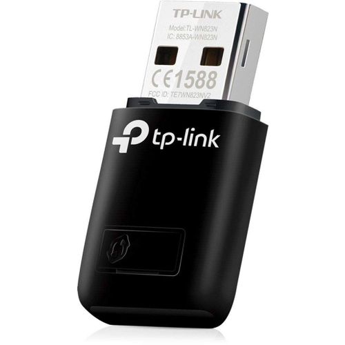 TP-Link TL-WN823N Clé WiFi N 300 Mbps, mini adaptateur USB wifi, dongle wifi, Bouton WPS, compatible avec Windows 10/8.1/8/7/XP,