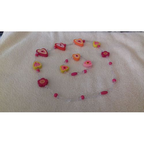 Parure Collier Et Bracelet Coeurs
