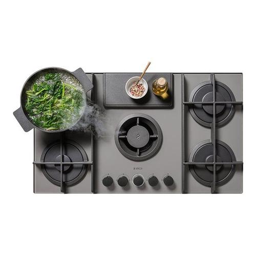 Elica - table de cuisson aspirante induction 83cm 4 feux 7400w