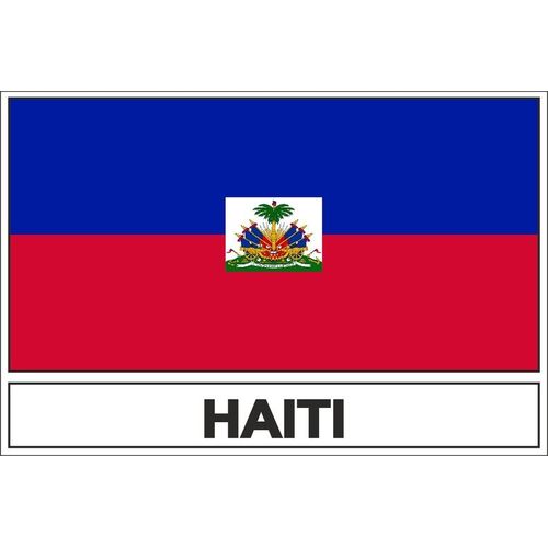 Autocollant Sticker Drapeau Rh Haiti