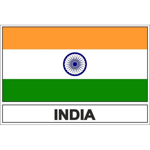 Autocollant Sticker Drapeau Ind Inde