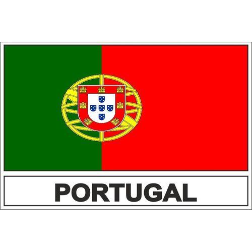 Autocollant Sticker Drapeau P Portugal