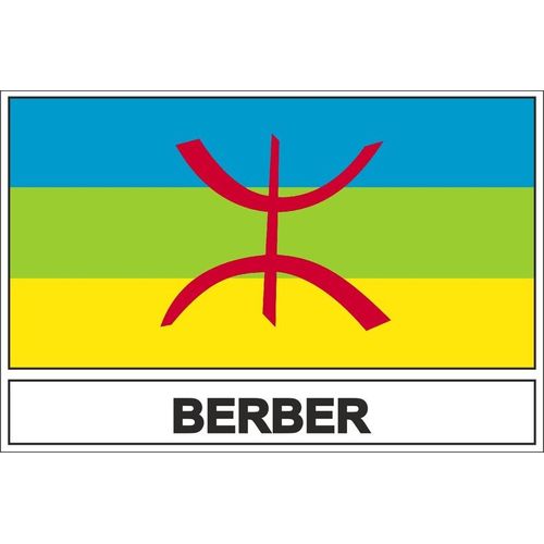 Autocollant Sticker Drapeau Berberes Kabyle Kabyle