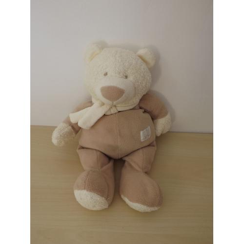 Peluche Ours Blanc Beige Happy Horse