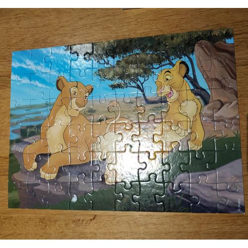 Le roi lion - puzzle 60 pieces 2 en 1, puzzle