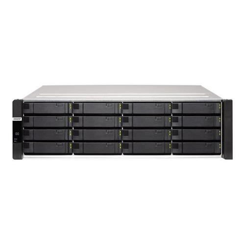 QNAP ES1686DC - Serveur NAS - 16 Baies - rack-montable - SAS 12Gb/s - RAID RAID 0, 1, 5, 6, 10, JBOD, disque de réserve 5, 6 disques de secours, disque de réserve 10, disque de réserve 1 - RAM...