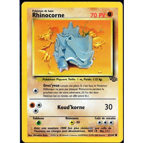 Rhinocorne 61/64 (Wizards)