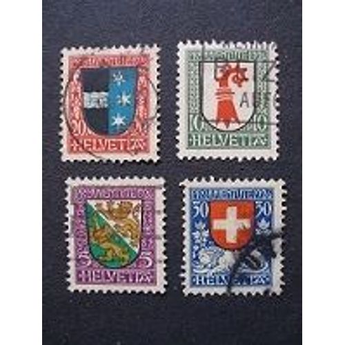 Suisse 1926 - Armoiries Cantons - Obl.