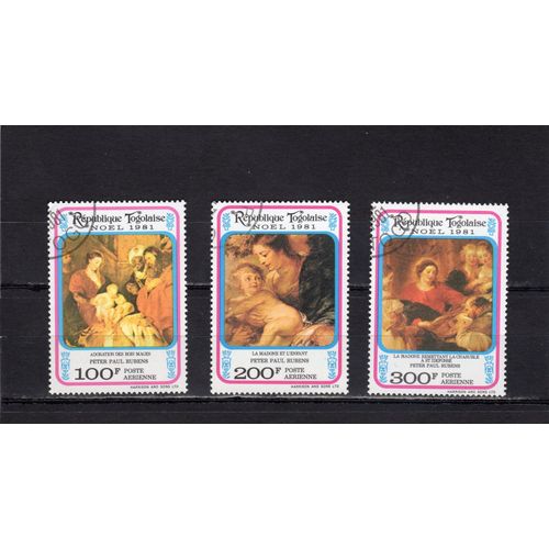 Timbres De Poste Aérienne Du Togo (Noël)
