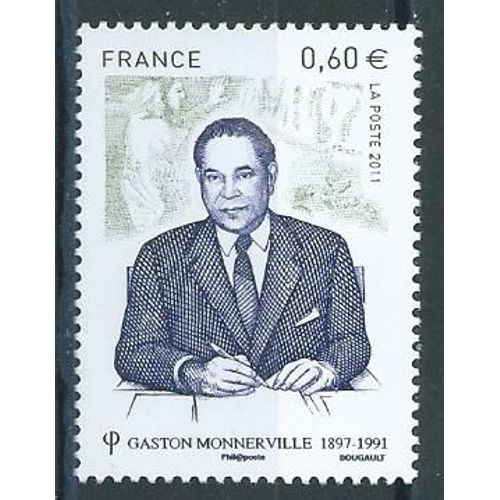 Gaston Monnerville, Homme Politique Français 2011 Neuf** N° 4628