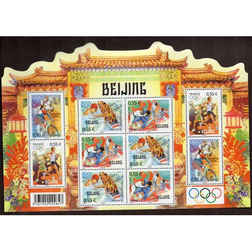 Bloc Timbres J O Pékin