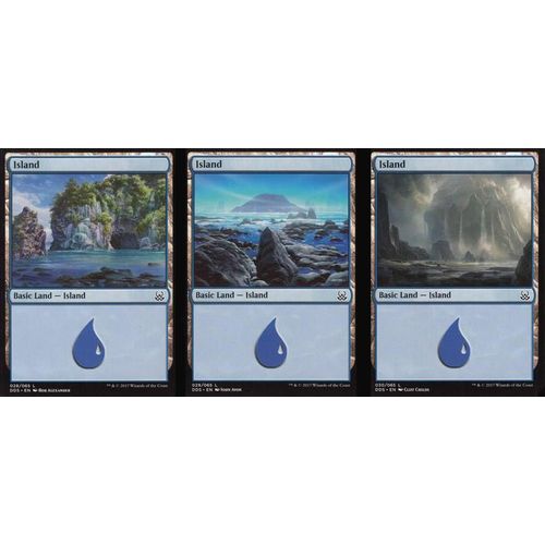 Island (Île) - Mtg - Duel Decks - Mind Vs Might - Vo