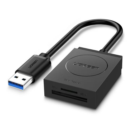 UGREEN Lecteur de Cartes USB 3.0 Adaptateur Cartes Mémoires SD Micro SD TF SDXC SDHC Micro SDXC Micro SDHC MMC Compatible avec PC