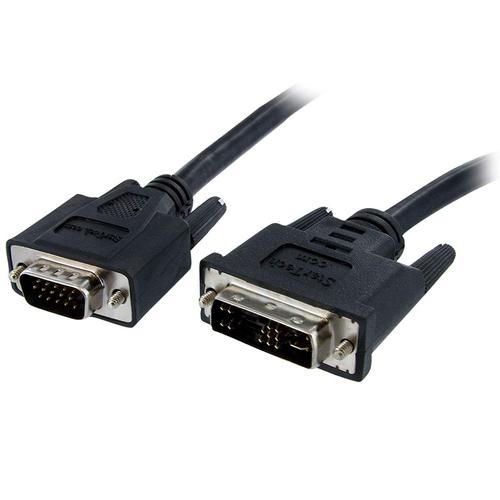 StarTech.com Câble écran DVI vers VGA - DVI-A (M) vers VGA HD15 (M) - 1m - Cordon DVI VGA - 1x DVI-A (analogique) mâle, 1x VGA HD