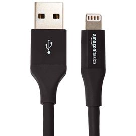 AmazonBasics Câble Lightning vers USB A pour iPhone et iPad - 0,9 m - Lot de 1 , Noir