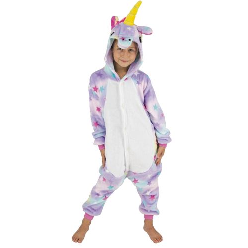 Déguisement Combinaison Licorne Avec Étoiles Enfant - Taille: 7-9 Ans (128 Cm)