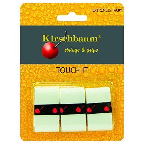 Kirschbaum 3 Touch It 0, 50 Mm Blister De 3 Sur Grips 0,50 Mm Mixte Adulte, Blanc
