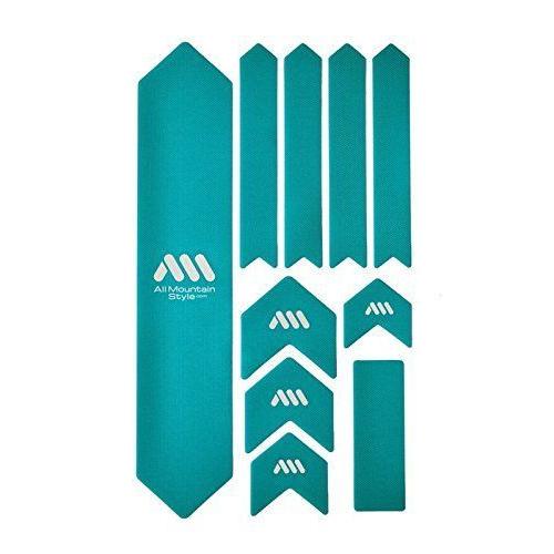 All Mountain Style Xl Kit De Protection Cadre 10 Pièces Mixte Adulte, Bleu/Blanc