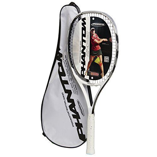 Speedminton Racket Phantom Raquette De Squash Blanc/Noir/Argenté Taille Unique 400328