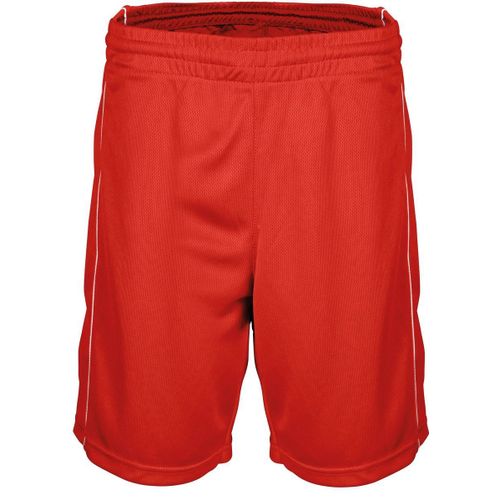 Short De Basket Enfant - Pa161 - Rouge
