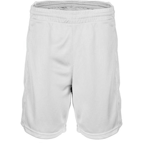 Short De Basket Enfant - Pa161 - Blanc