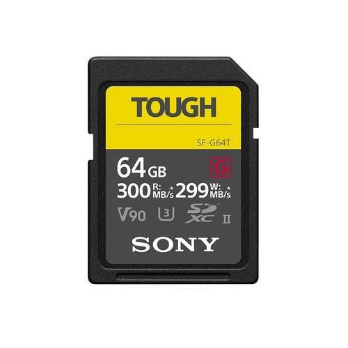 Sony Carte mémoire Flash Sdhc 32 Go ¿ Série UHS-II Sdhc, la Plus résistante et la Plus Rapide au Monde 64 Go
