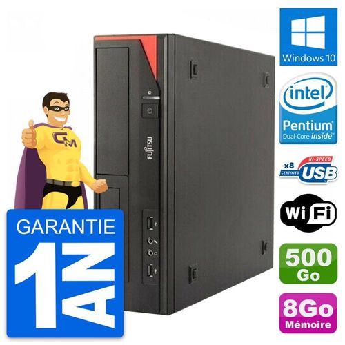 PC Fujitsu Esprimo E520 DT Intel G3220 RAM 8Go Disque Dur 500Go Windows 10 Wifi