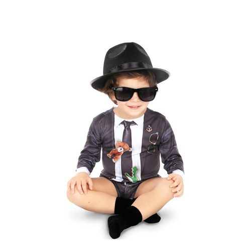 Déguisement De Blue Brothers Pour Bébé (Taille 6-12m)