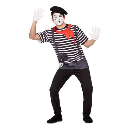 T-Shirt Déguisement De Mimo Pour Homme