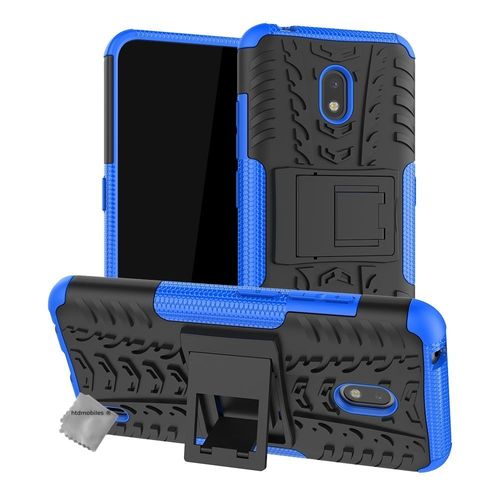 Housse Etui Coque Rigide Anti Choc Pour Nokia 2.2 + Film Ecran - Bleu
