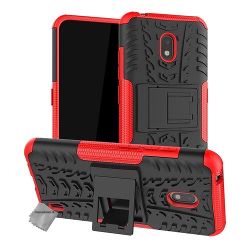 Housse Etui Coque Rigide Anti Choc Pour Nokia 2.2 + Film Ecran - Rouge
