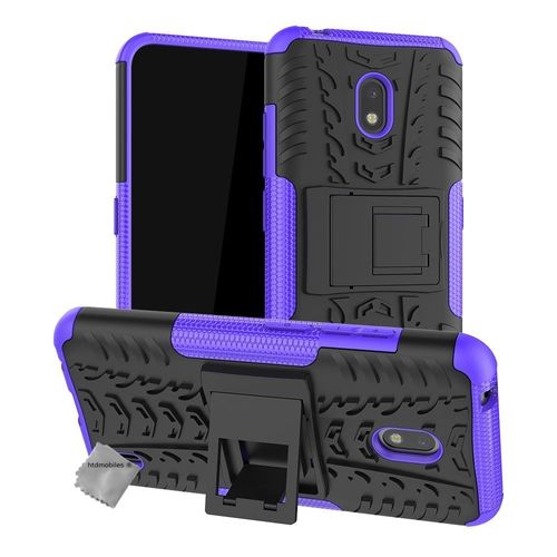 Housse Etui Coque Rigide Anti Choc Pour Nokia 2.2 + Verre Trempe - Mauve