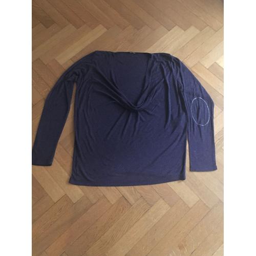 Pull Col Tombant Kookaï Violet Foncé Taille 2